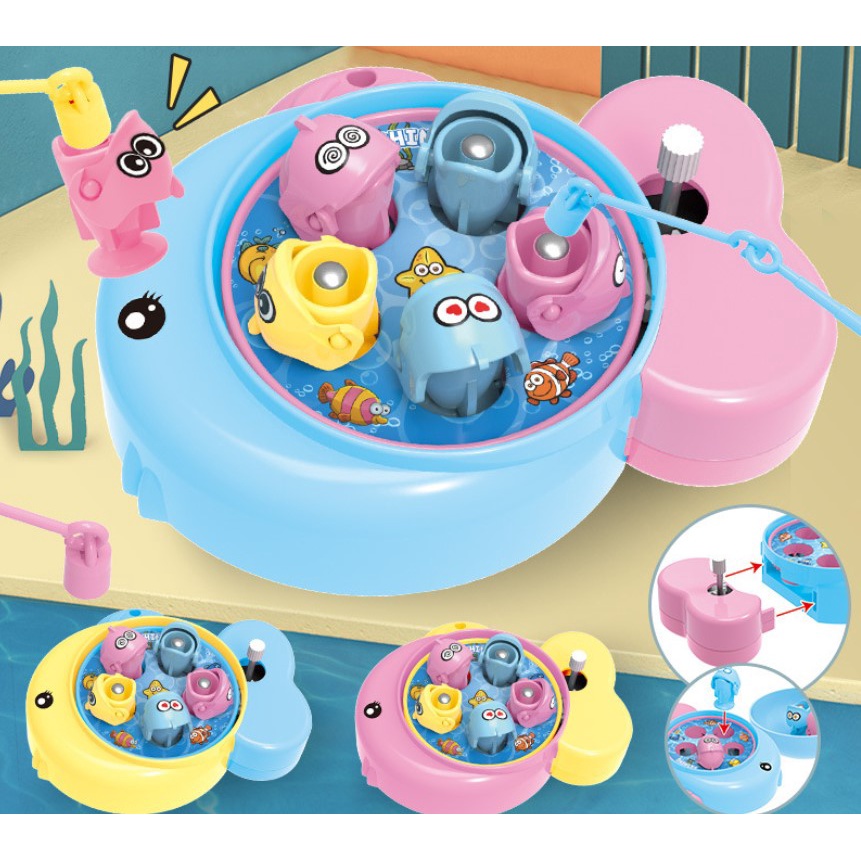 BỘ ĐỒ CHƠI CÂU CÁ TUỔI THƠ MINI BẰNG DÂY CÓT