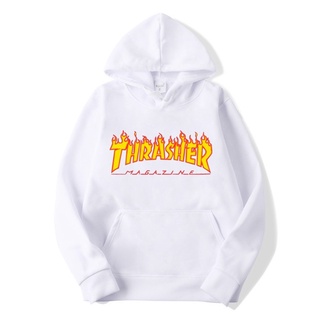💥SALE 🎁 Mẫu Áo Mens And Hooded Hooded Thrasher Flame Print chất nỉ bông cực hot 💖
