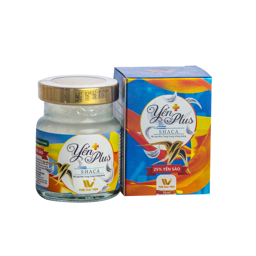 Yến sào Nha Trang không đường Shaca Sụn vi cá mập TheHaiYen hộp 76ml