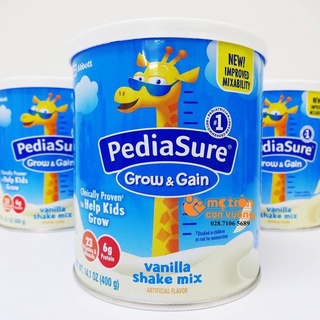 Sữa bột Pediasure Mỹ 3 vị ( Vani, dâu, socola)