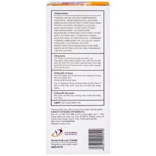 Gel Nghệ Ngừa Mụn Decumar Advanced 20G