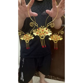 Kiềng cổ trang hồ điệp vàng