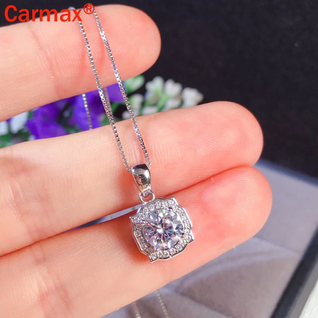Dây Chuyền Mặt Hình Moissanite Thời Trang Cho Nữ