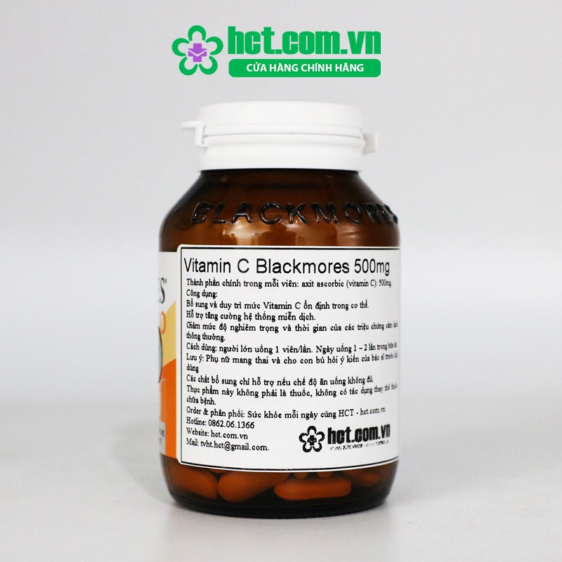 Viên Uống Bổ Sung Vitamin C Blackmores 500mg Lọ 120 Viên