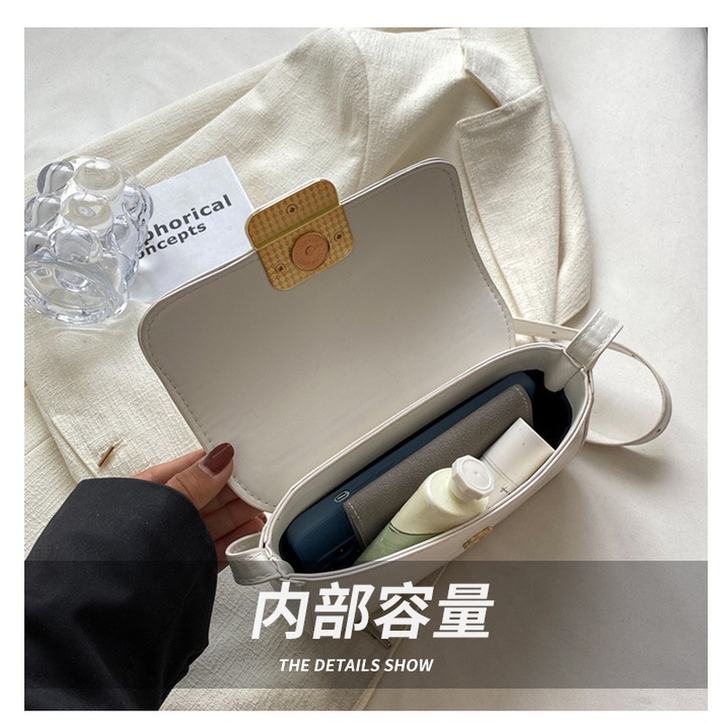 Túi Đeo Vai Hình Vuông Nhỏ Màu Trơn Kiểu Dáng Đơn Giản Thời Trang Mùa Hè NB00099