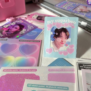 Sticker dán trang trí khung ảnh hình cặp đôi
