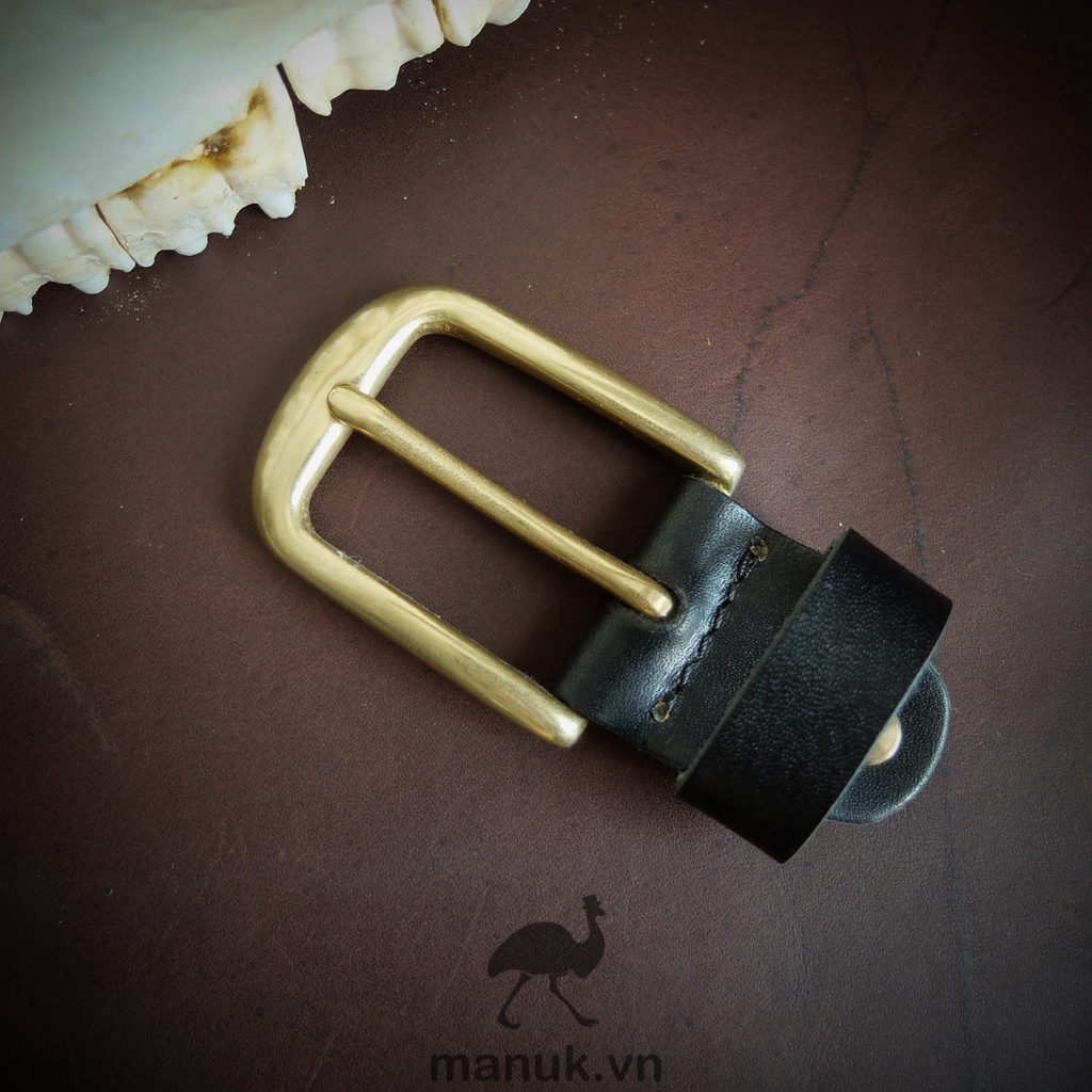 Mặt thắt lưng nam BM4 | Đầu khoá thắt lưng đồng đúc cho thắt lưng da bò bảng dây 3.3 cm - 3.4 cm