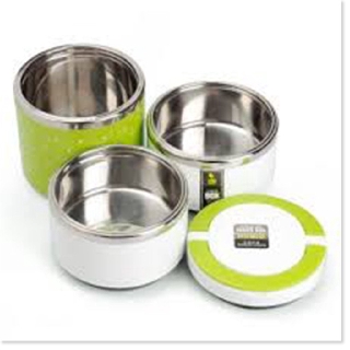 CÀ MEN ĐỰNG CƠM VỎ NHỰA 2 tầng