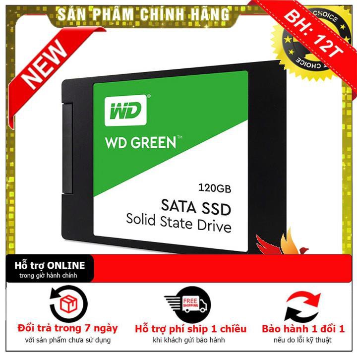 [BH12TH] Ổ Cứng SSD WD Green 120GB 3D NAND - WDS120G2G0A - Hàng Chính Hãng
