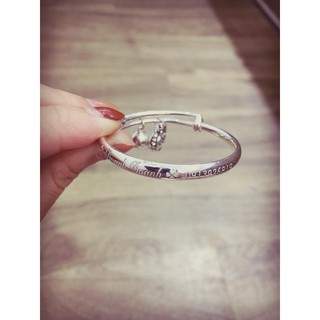 Combo 2 Vòng bạc  cho bé khắc tên