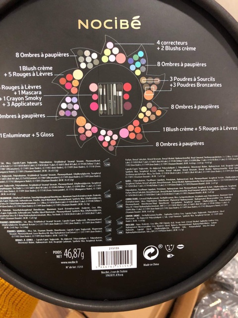 Bộ trang điểm Nocibe của Pháp. Trang điểm cả khuôn mặt. | BigBuy360 - bigbuy360.vn