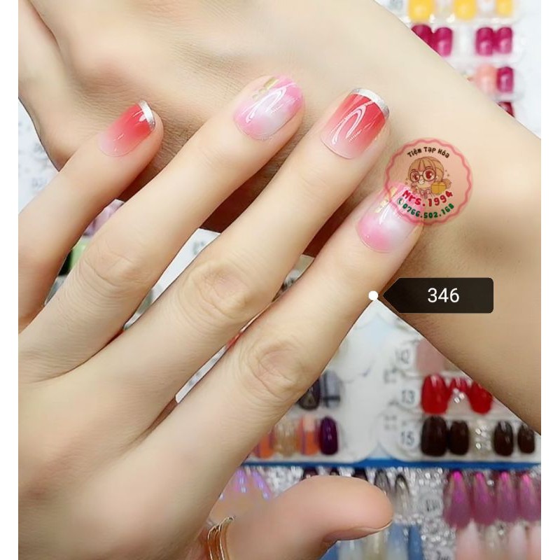 {Nailbox 346 - Sẵn Keo sau móng} - HỘP 30 MÓNG GODDEED BỘ SƯU TẬP MÓNG DÁN CAO CẤP