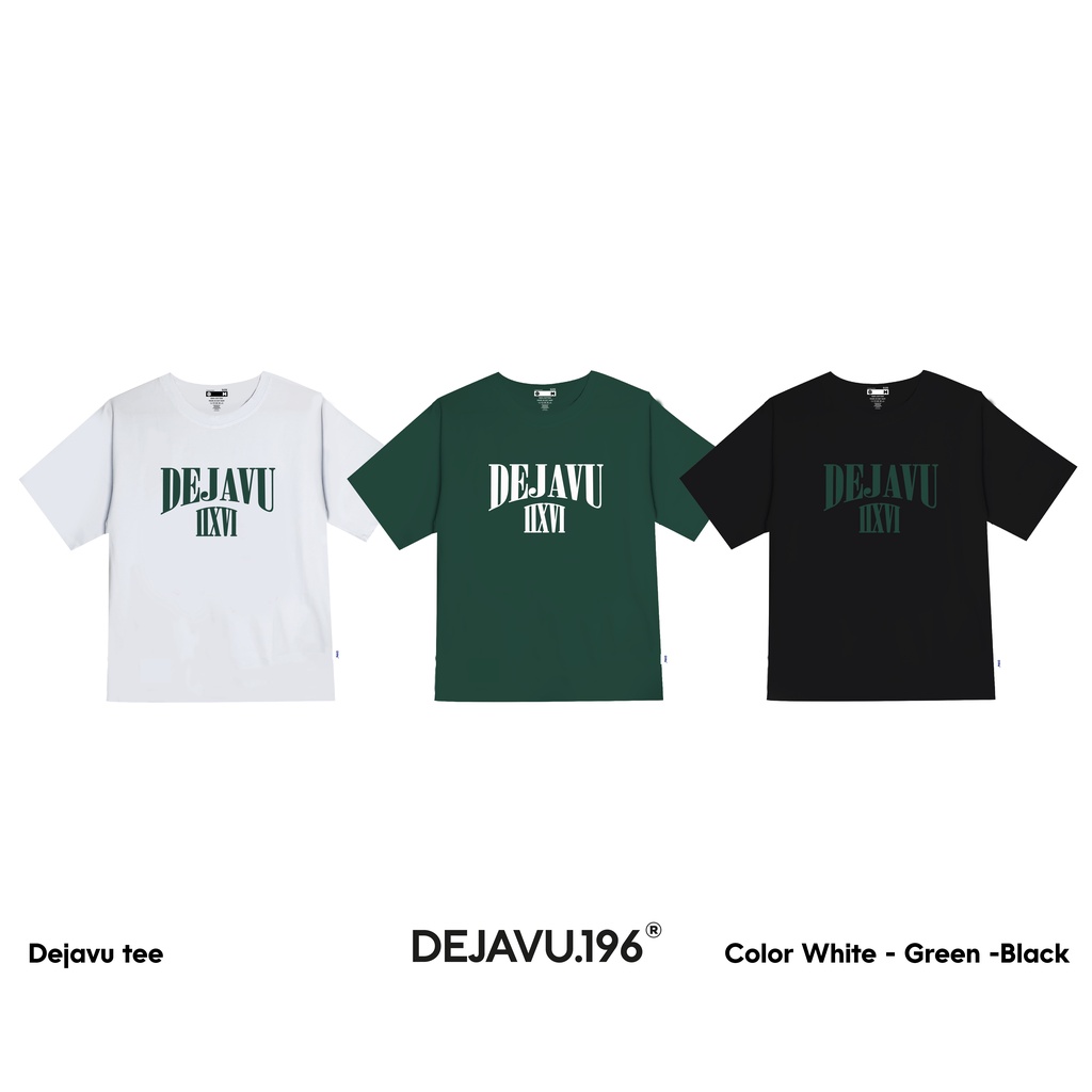 Áo thun DEJAVU IIXVI chất liệu 100% Cotton 2 chiều