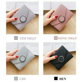 Ví da nữ ngắn cầm tay