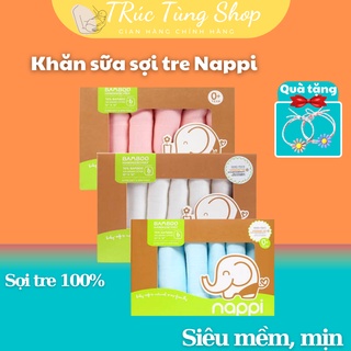 NAPPI - khăn sữa cho bé( hộp 6 chiếc) ( Made in Thai Lan )