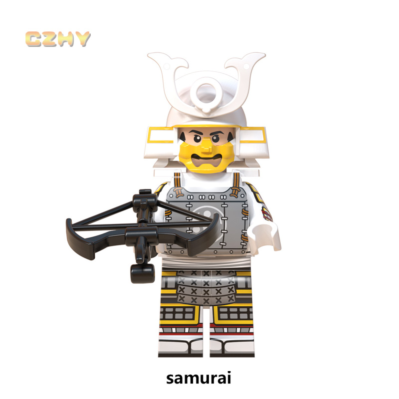 Bộ Đồ Chơi Lắp Ráp Mô Hình Chiến Binh Samurai Mini Cho Bé