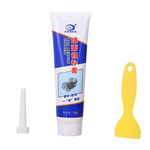 Keo Vá Tường Chống Thấm 250gr - Trám Trét Vết Nứt Khe Hở Tường - Chống Mốc Ẩm Làm Sạch Tường