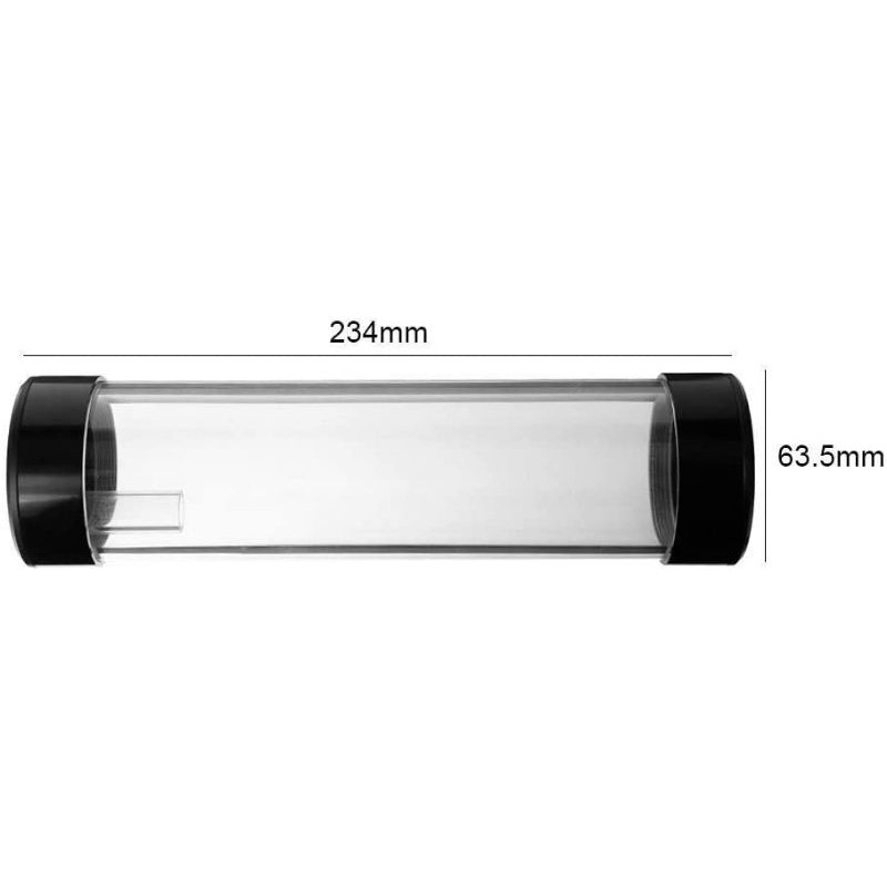 Tank, bình chứa nước Freezemod OD60 dài 23.4cm - tản nhiệt nước custom