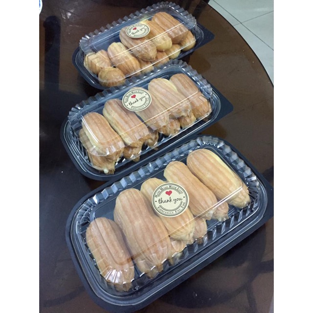100 Hộp nhựa sushi HT17 dùng 1 lần đế đen | BigBuy360 - bigbuy360.vn