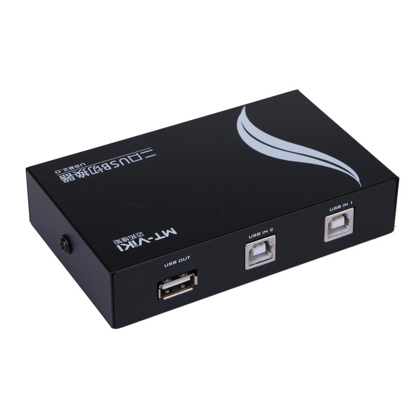 Bộ chia 2 máy tính dùng chung 1 máy in Switch USB MT-VIKI (Đen)