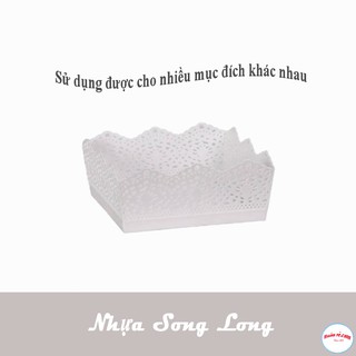 KHAY MỸ VUÔNG SONG LONG 2618