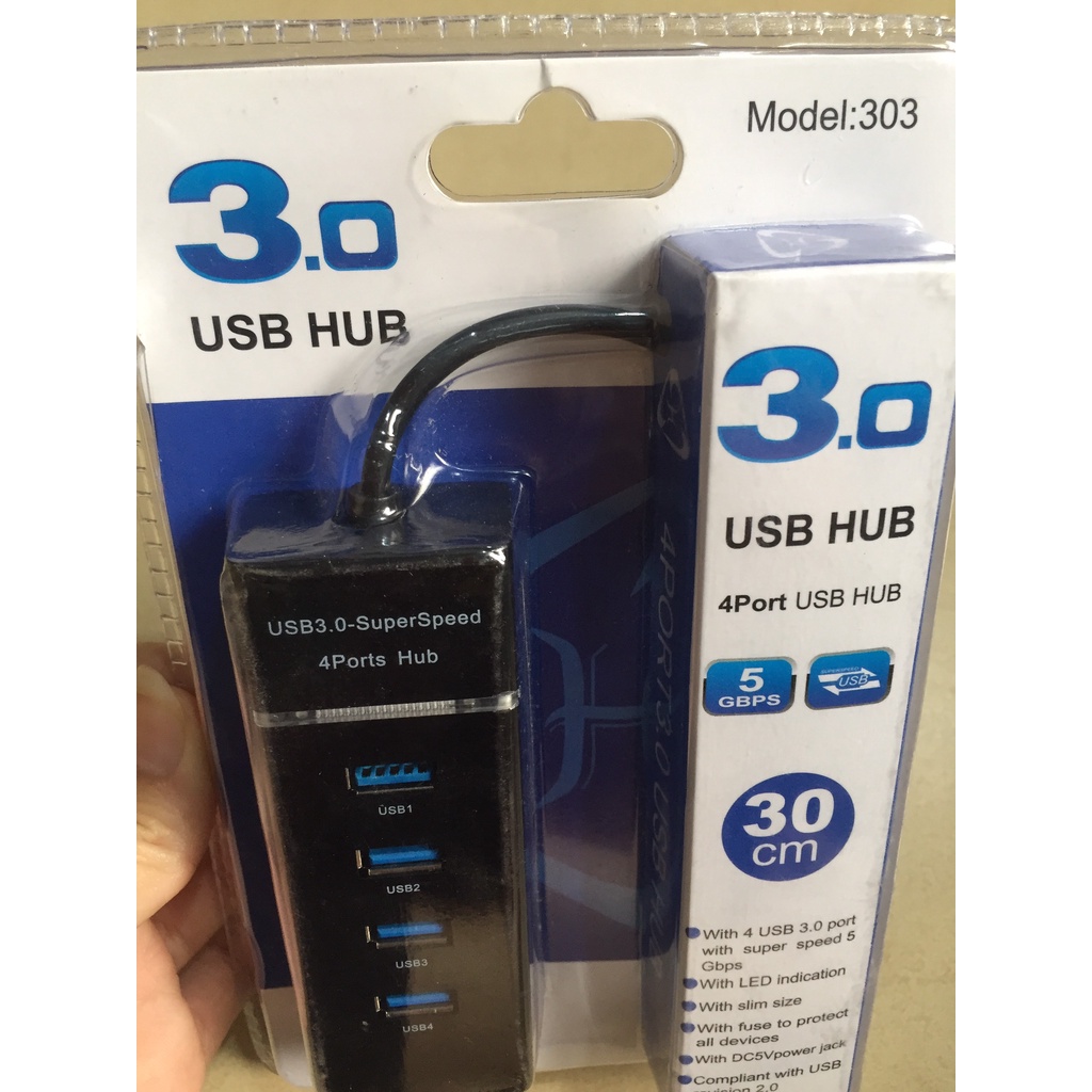 Bộ Chia USB Từ 1 Thành 4 Cổng Usb Tốc Độ 3.0, Bộ Chia Usb 4 Cổng Usb 3.0 Tốc Độ Cao