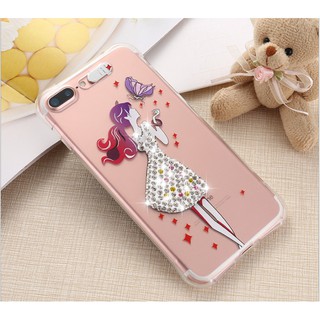 ỐP LƯNG CÔ GÁI ĐÍNH ĐÁ IPHONE 6S
