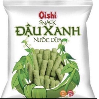 Túi bánh snack oishi đậu xanh nước dừa