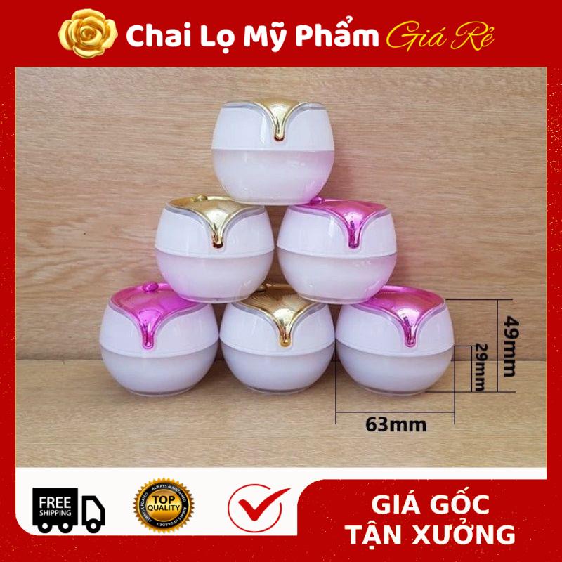 Hủ Đựng Kem ❤ Hủ đựng kem Face cao cấp Sò giọt nước 20g , Hũ chiết mỹ phẩm , phụ kiện du lịch