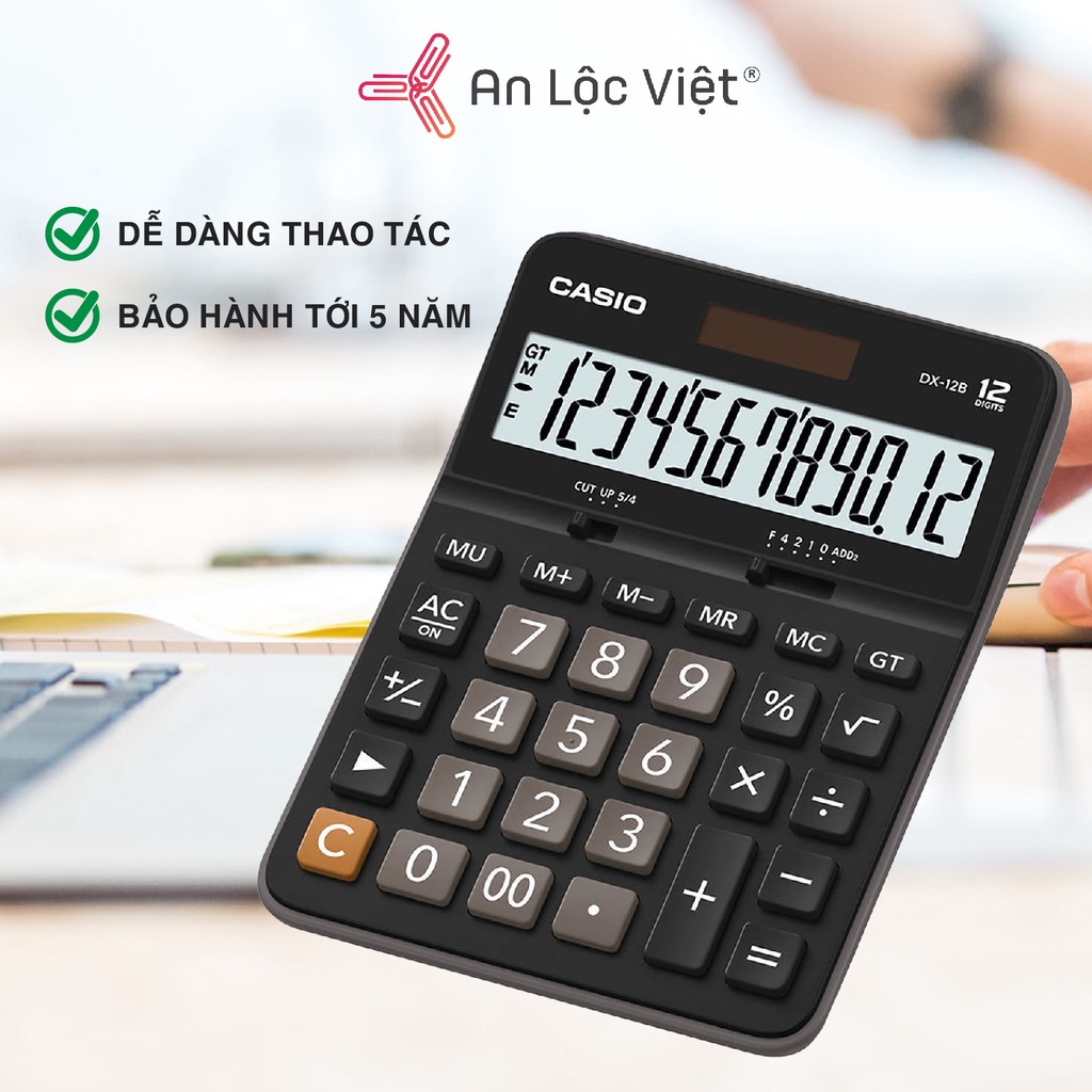 Máy tính Casio DX-12B chính hãng