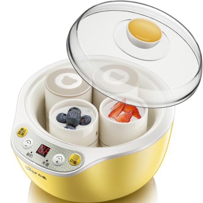 Máy Làm Sữa Chua Bear SNJ-B10K1 1 Lít Tặng kèm 4 Cốc Cao Cấp Hàng Chính Hãng