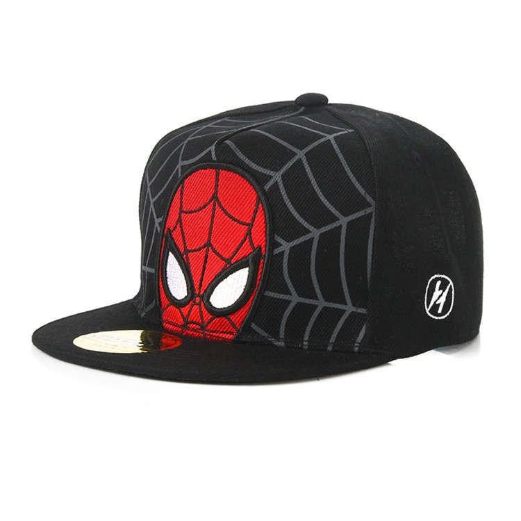 Mũ Lưỡi Trai Chất Liệu Cotton In Họa Tiết Hoạt Hình Captain America Thời Trang Cho Bé Trai