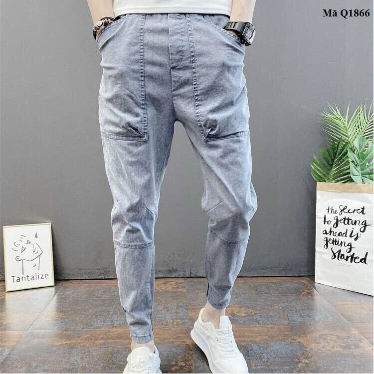 Quần Jean Nam Bo Chân Phong Cách Trẻ Trung, Quần Bò Nam Chất Jeans Cao Cấp Mẫu Mới Nhất MuradFashion Ms4023 | BigBuy360 - bigbuy360.vn