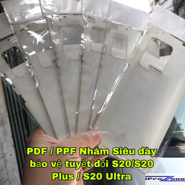 Dán PDF / PPF nhám siêu dày S20 / S20 Plus / S20 Ultra