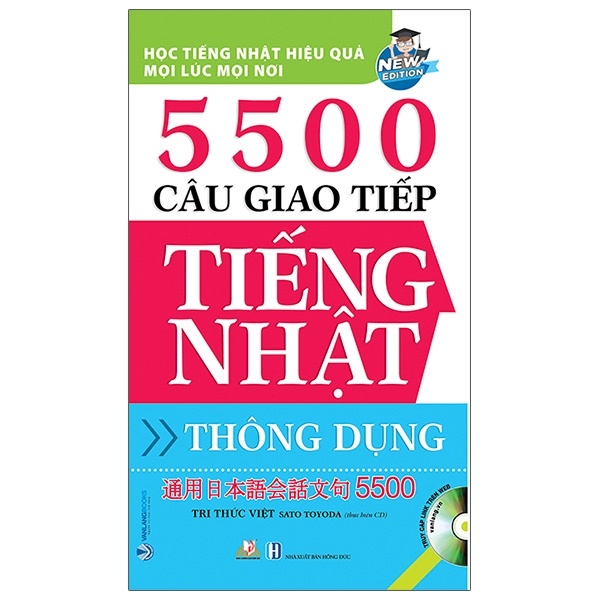 Sách - 5500 Câu Giao Tiếp Tiếng Nhật Thông Dụng (Tri Thức Việt- Văn Lang)