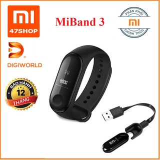 Vòng đeo tay thông minh Xiaomi MIBAND 3 - Hàng chính hãng DiGiWorld