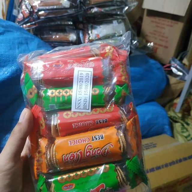 Bánh quy đồng tiền (1 bịch 10 gói)