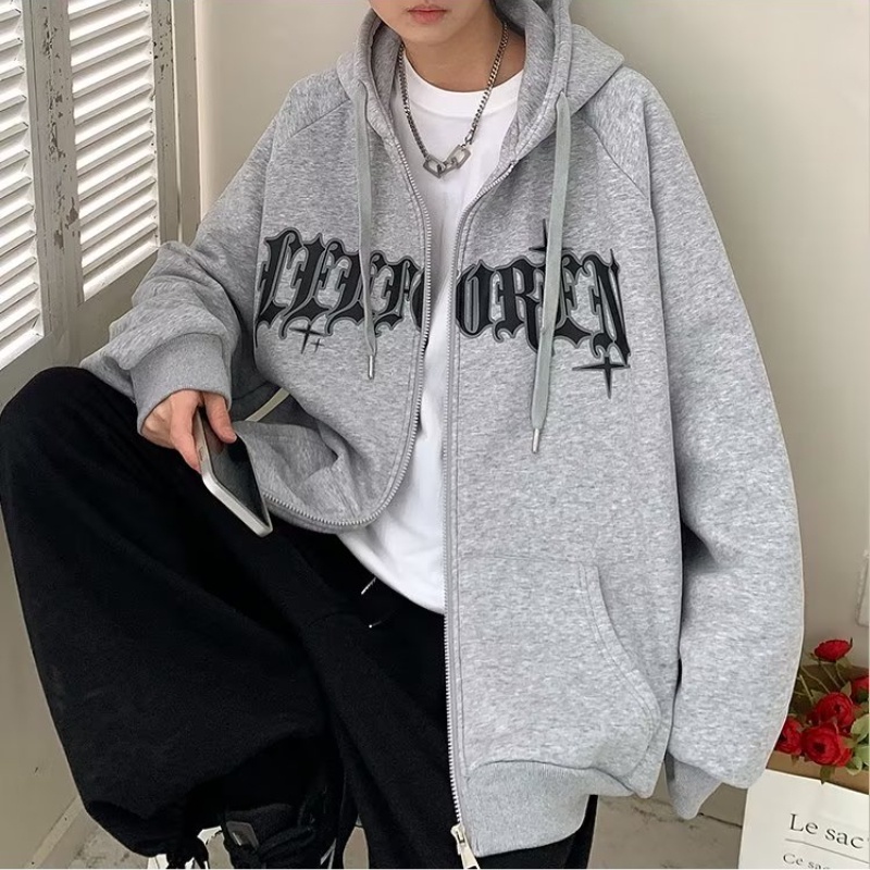 Áo Sweater In Họa Tiết Phong Cách Retro Đường Phố Hàn Quốc Thời Trang Cho Nam Cỡ Lớn M-8XL