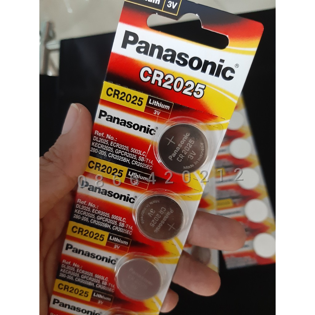 Pin núc Panasonic CR2032 / CR2025 / CR2016 / CR1220 / CR1632 / LR44/2B5 Chính Hãng