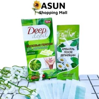 Miếng wax tẩy lông mặt, ria mép và body deep depil chính hãng nga hộp 20 miếng