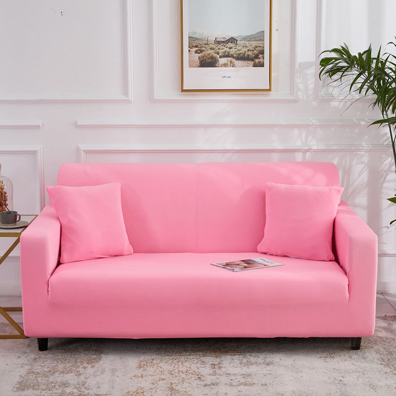 Bọc Ghế Sofa Bằng Vải Lụa Màu Trơn Hiện Đại