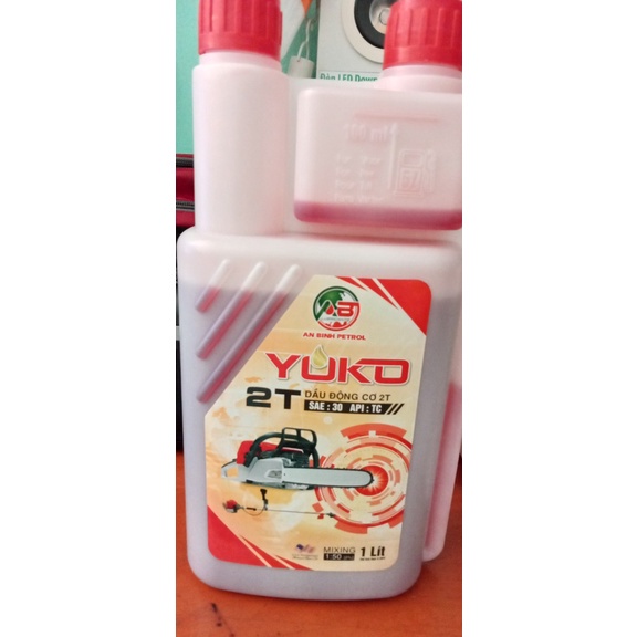 Dầu nhớt động cơ xe máy 2 thì Yoko (bình 2 đầu) 2T Cao cấp