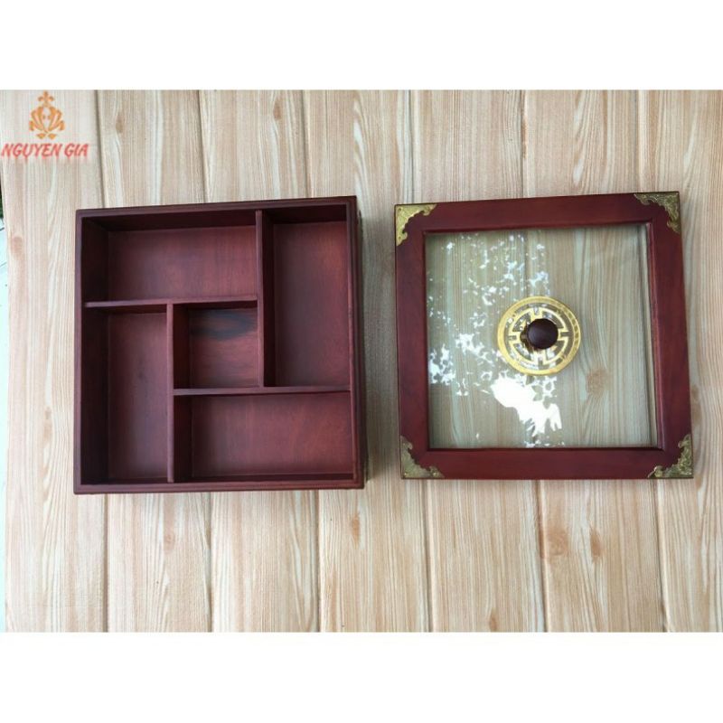 HỘP ĐỰNG MỨT BẰNG GỖ MADE IN VIETNAM- MẪU NGẪU NHIÊN