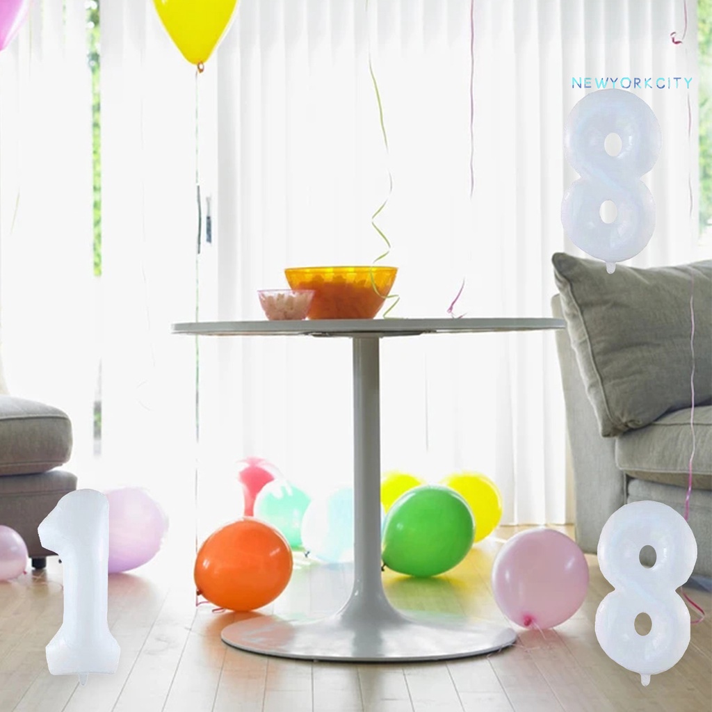 1 Bong Bóng Hình Chữ Số 32Inch Bằng Lá Nhôm Dùng Trang Trí Tiệc Sinh Nhật