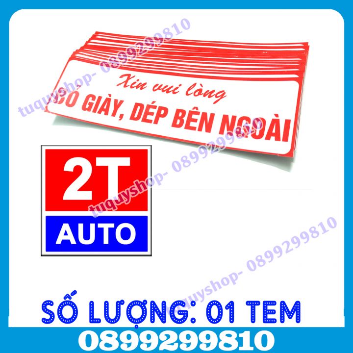 01 Sticker nhắc nhở để giày dép ở ngoài, tem dán logo yêu cầu bỏ giày dép bên ngoài dùng cho nhà cửa công ty