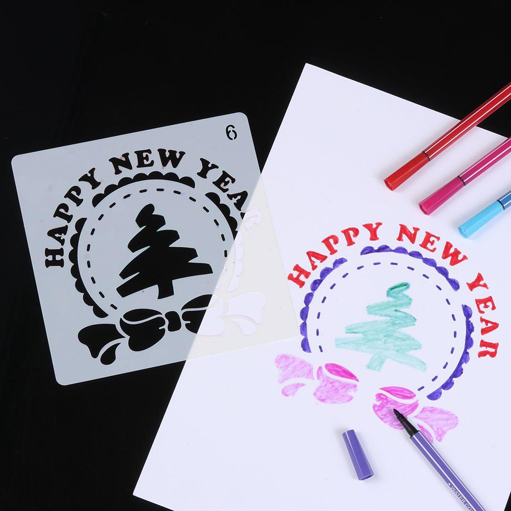 Set 16 Khuôn Mẫu Cắt Giấy Trang Trí Album DIY