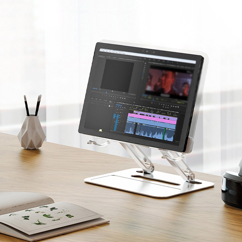 Giá Đỡ Đọc Sách / Máy Tính Bảng Bằng Hợp Kim Nhôm Đa Năng Tiện Dụng Cho Học Sinh