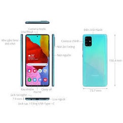 điện thoại Samsung Galaxy A51 2sim ram 6/128G, máy Chính Hãng, Màn: Super AMOLED 6.5 inch, độ phân giải Full - BCC 01