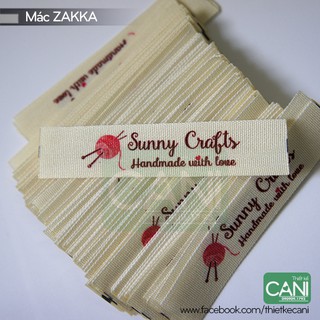 100c In theo yêu cầu Mác quần áo cotton / zakka