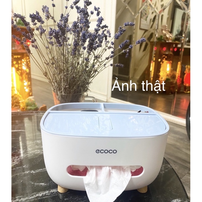 Hộp Đựng Khăn Giấy ECOCO Rút Tiện Lợi Thiết Kế Sang Trọng
